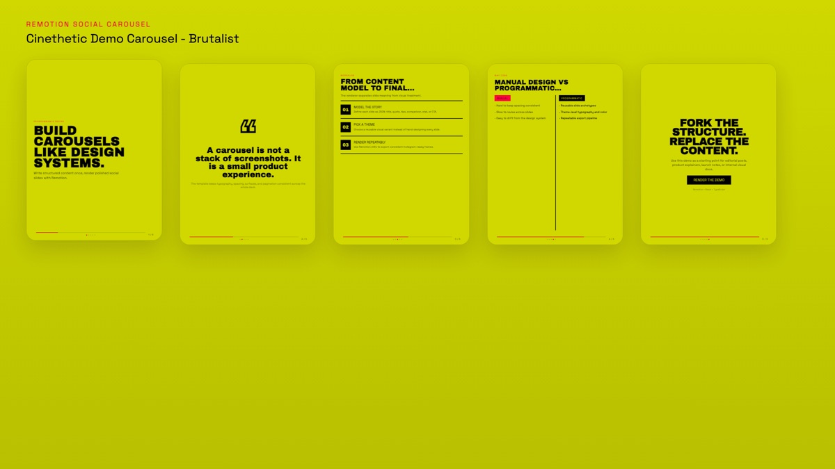 Brutalist variation preview